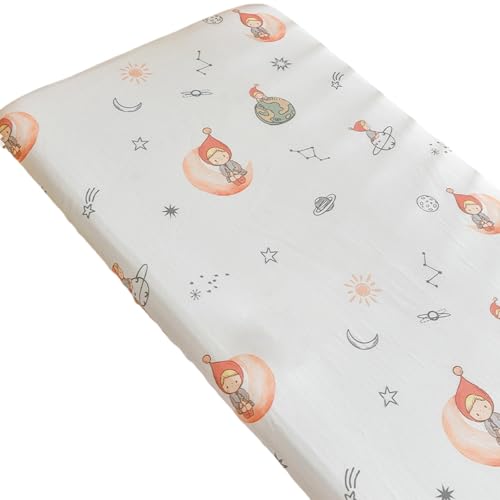 Tmboryuu Baby Bassinet Fitted Sheet Soft & Comfortable Protective Sleeve Case for Boys Girls Fit Multi Shape Mattresses