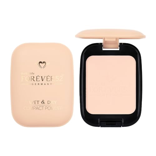 Forever52 Daily Life Dual Wet And Dry Compact + Makeup Setting Powder (Whiteray-001, 12G) | Matte Finish | Lightweight | Long Lasting | Enriched With Vitamin E | Vegan