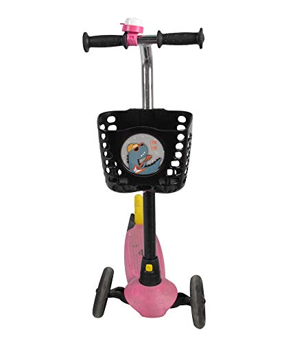 CHILDHOOD Scooter Basket Kids Bicycle Basket Handlebar Basket for Boy & Girl (Black)