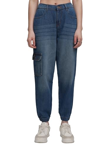 Image of Tokyo Talkies Women's Jogger Regular Mid-Rise Jeans Pant