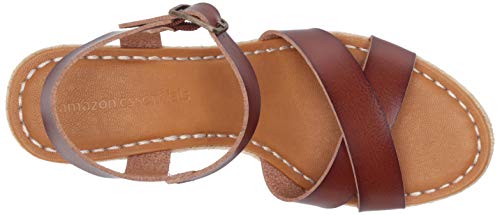 Image of Amazon Essentials Women's Espadrille Wedge Sandal with Adjustable Buckle, Elastic Strap