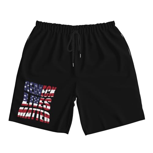 Redneck Lives Matter Men's Quick-Dry Board Shorts 7