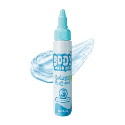 ジェネリック洗えるバスクレヨン ? 30ml フォーム描画ペン、食品グレードのカラーマーカー、ツイストスクイーズ機能付きの優しい肌に安全なデザイン |知育玩具 男の子 女の子 浴室浴槽 壁画 アート 学ぶ