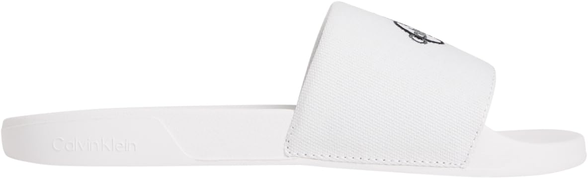 Calvin Klein Women's Ess Slide Cv HW0HW02958 Slides, WHITE (Bright White/Black), 2.5