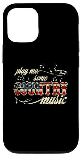 Play Me Some Country Music Western Festival Amerikanische Flagge Hülle für iPhone 12/12 Pro