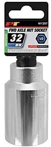 Performance Tool W1297 32mm Front Wheel Drive Axle Nut Socket