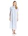 Lanz Women's Cotton Lawn Short-Sleeve Long Nightgown