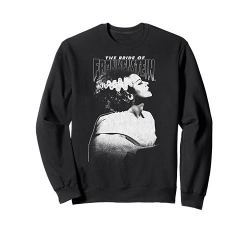 Universal Monsters Bride Of Frankenstein Dark Portrait Sweatshirt