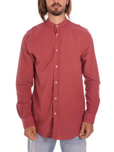 Chemises rouge mode homme Egon Von Furstenberg 22C001 vêtement de marque