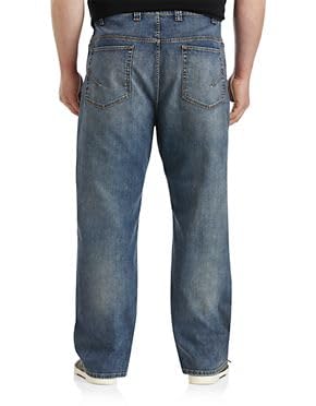True Nation by DXL Men's Big and Tall Loose Fit Jeans2