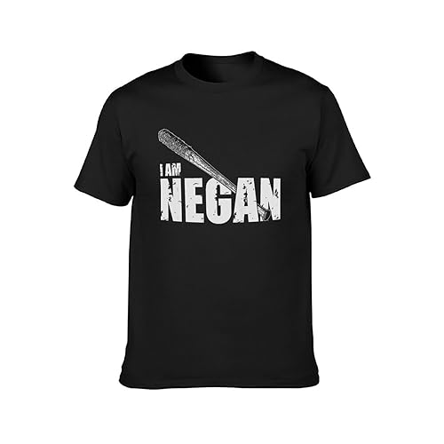 I Am Negan Dead Man Walking Mens   Camiseta de moda, casual, unisex, color negro, Negro , M