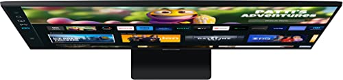 Image of Samsung 27-inch(68.58cm) M5 FHD Smart Monitor, Mouse & Keyboard Control, Smart TV apps, IoT Hub, Office 365, Apple Airplay, Dex, Speakers, Remote, Bluetooth (LS27CM500EWXXL, Black)
