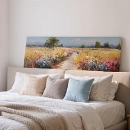 Tableau panoramique impressionniste de haute qualité 60x180