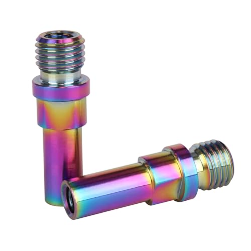 Image of Titanium Ti V-Brake Bosses Bolts, M10x1.25mm Screws, for Bicycle (Rainbow, 2pcs M10x1.25mm)