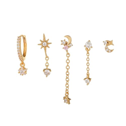 Boucles d'oreilles lune vintage pour parfaire votre style bohème au quotidien