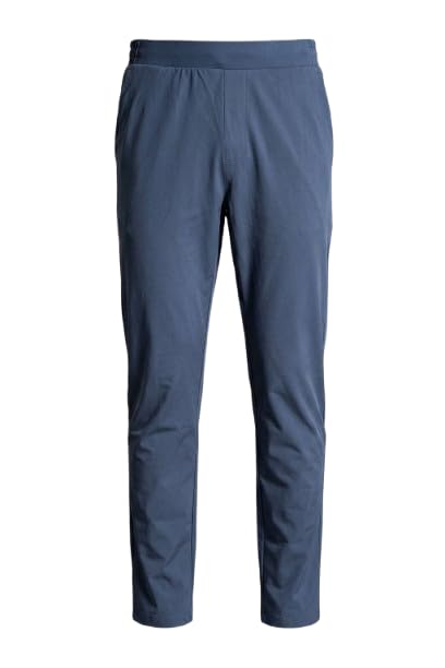 maxzone Men's Casual Slim Fit Trousers, Beige, Elastic Waistband, Side Pockets, Lightweight Everyday Wear-picture-25