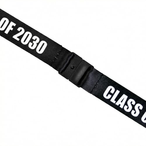 Image of PinMart Class of 2025-2030 School Graduation Lanyard ID Name Badge Keychain