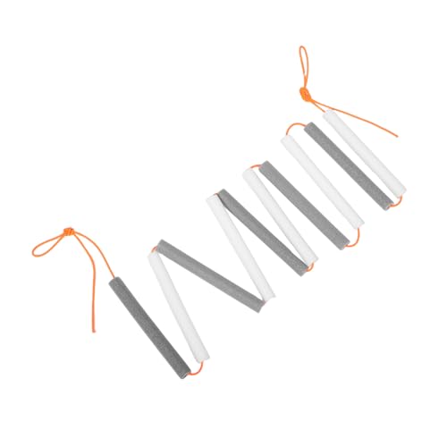 BESPORTBLE Portable High Jump Training Foam Elastic Bar Flexible and Safety Rope for Outdoor Use Suitable for Boy Girl and Adults Impact-Absorbing Design Latex and Polyester Materials