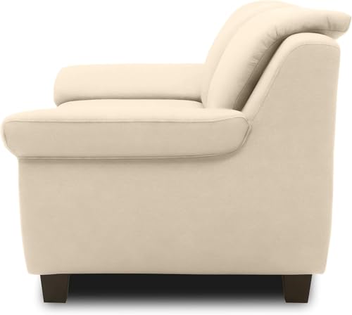 DOMO. collection Panama 2 Sitzer, Sofa, 2er Couch, Garnitur, 3-2-1, beige, 159 cm