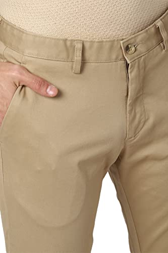 Image of Peter England Men's Slim Casual Pants