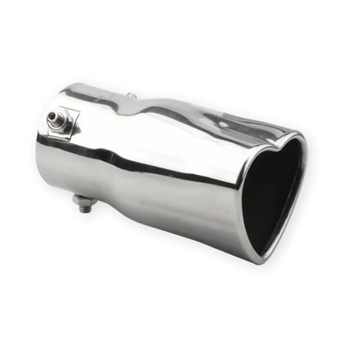 Silencieux d'échappement en cœur 63mm | Finition miroir inox haut de gamme