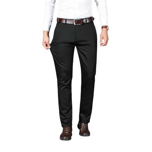 Calormas Mens Dress Pants Calormas Classic Slim Fit High Waisted Regular Fit Stretch Golf Business Work Suit Pants