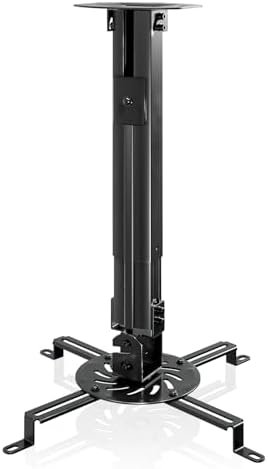 Projektorhalterung Universal - Verstellbar 20-40cm Für Decke & Wand