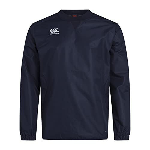 Canterbury Club Vaposhield Water Resistant Contact Top in Black (Navy, Medium)