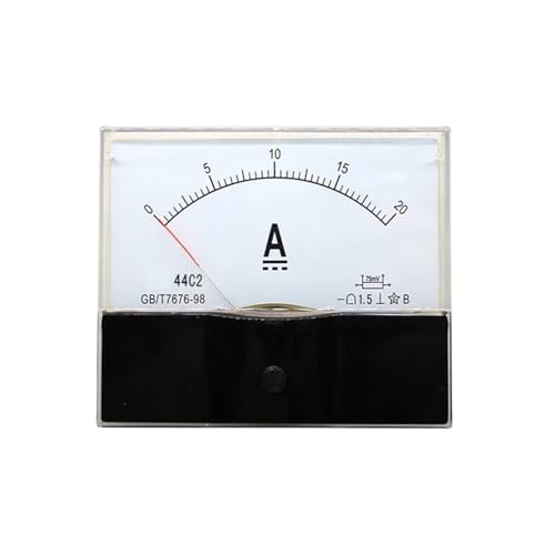 Ampèremètre à panneau analogique 44C2 DC pour mesure de courant 5A à 500A