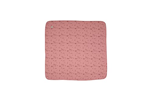 Schmusedecke Musselin Emmis Garden rot