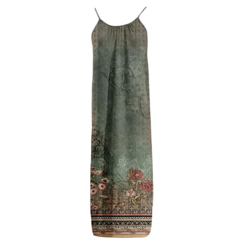 Image of HTHLVMD Backless Cami Dress Summer Dresses for Women 2026 Spaghetti Strap Dresses Womens Solid Color Backless Cami Dress