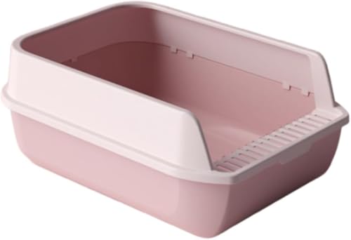 Uranus 猫 トイレ 大きな猫のトイレ シンプル 飛び散り防止 猫用トイレ トイレ 半密閉式キティ用トイレ 大型猫砂箱 ペット用トイレ 猫用トイレ 中大型猫 小型ペット用 深型 猫用トイレ本体 ネコトイレ 大容量 砂 飛び散ら防止 猫 トイレ ペットト