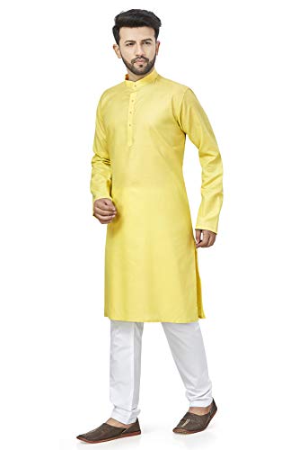 Image of BE ACTIVE Linen Blend Solid Pattern Trendy Comfortable Stylish Full Sleeve Kurta Men's Ethnic Wear