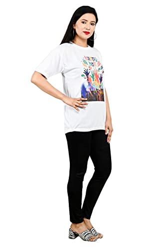Image of PARTISH Holi Tshirt for Girls l Boys l Men and Women l Happy Holi Tshirt