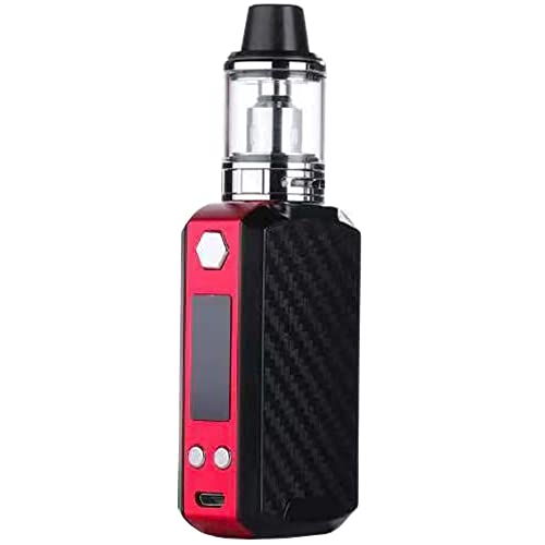 Cigarette Electronique Kit Complet, HLPYKMG 80W Cigarette Electronique avec 2200mAh Box Mod Batterie, Top Fill Atomiseur 2ml, Cigarette Electroniques Sans Nicotine Ni Tabac (Rouge)