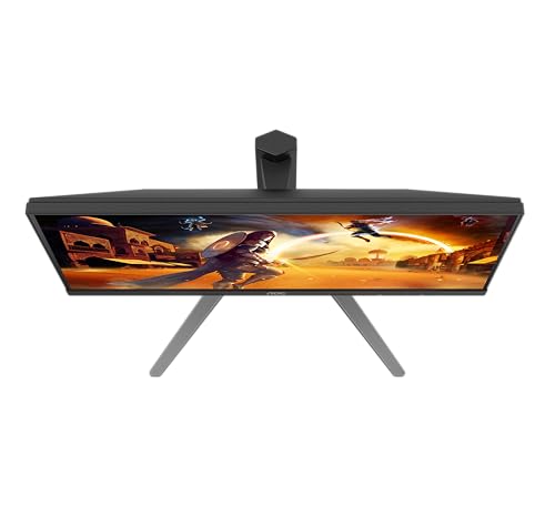 Image of AOC 24G4 24 inch Gaming Monitor FHD Fast IPS, 180Hz Refresh Rate, Wide Color Gamut-sRGB 126%, HDR10, 1.0ms MPRT, G-Sync Compatible, HDMI 2.0and Display Port for Gaming, Height Adjustable Stand