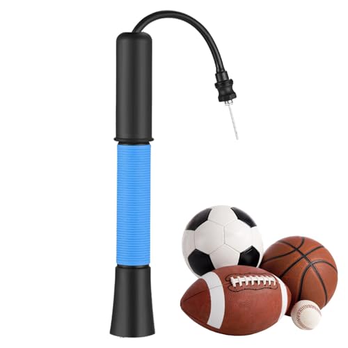 Bomba de bola portátil, inflación de aguja de aire portátil, herramienta de inflación manual para baloncesto, fútbol y voleibol, multipropósito globo Blower, ejercicio Equipment Accessory