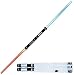 Makeupart Sabre Laser Style Star Wars Twin Pack De 2 Épées Laser Jouet avec Effets Sonores Et Lumières Et Lien Ensemble for Les Cadeaux d'anniversaire Jouets Cadeaux Accessoires