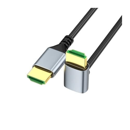 8K HDMIΉ 2.1P[u 48Gbps 90°㉺Epx߉\ OD4.0mmP[u EARC HDCP HDRΉ PC/vWFN^[/HDTVΉ(Straight-Up,1m)