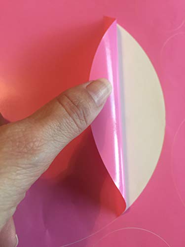Vinilo Decorativo Pastel Lunares Rosa para Pared miniatura 6