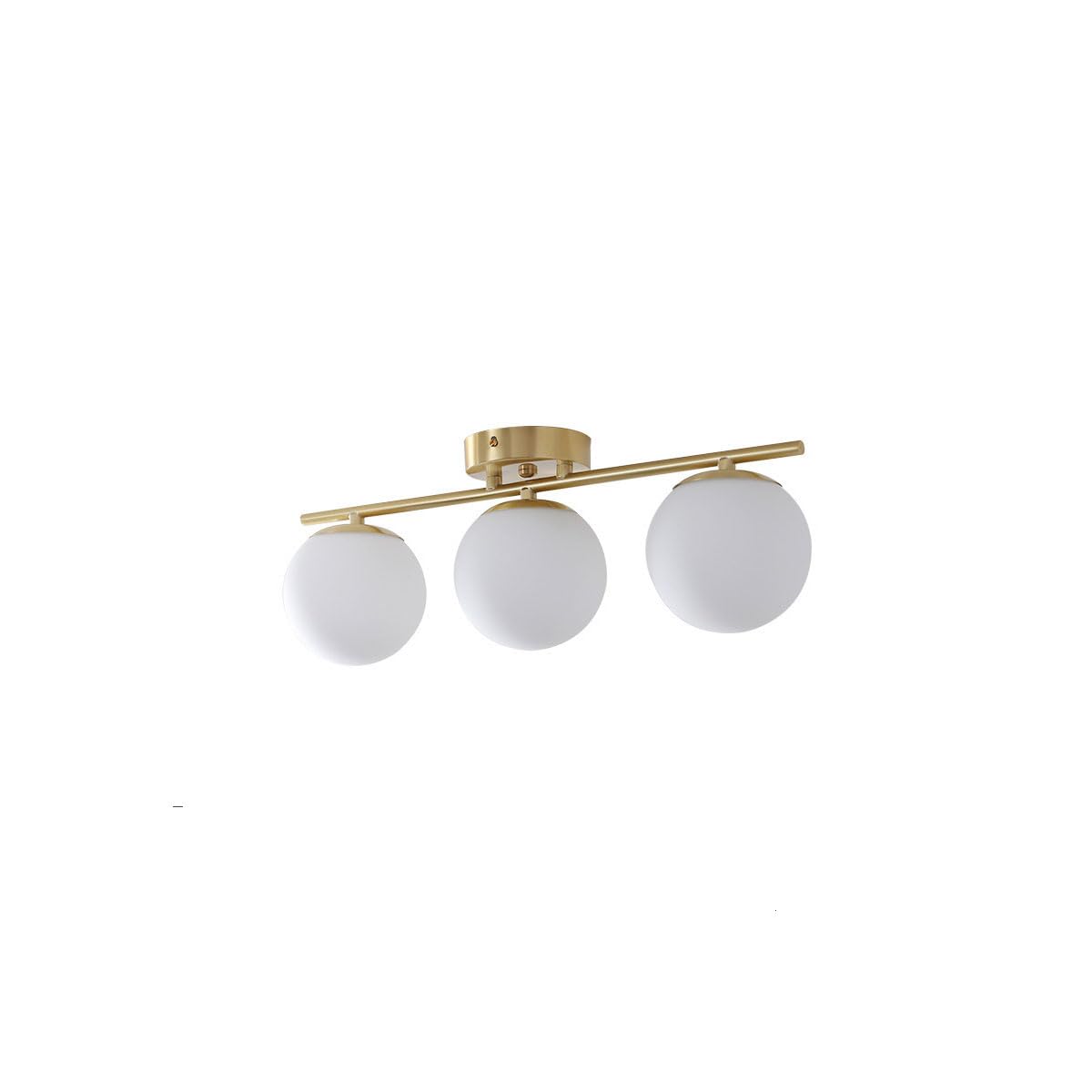 LANTANB Nordic Modern Ceiling Lamp Glass Lampshade Flat Lighting Corridor Ceiling Lights are Suitable for Restaurants