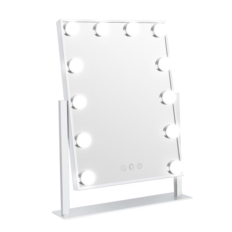 Cimi Gillian Jones - LED Light Hollywood Mirror White, Black