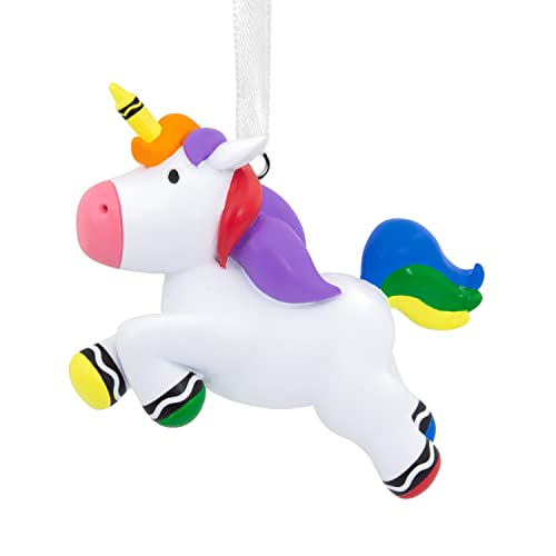 Hallmark Crayola Unicorn Resin Christmas Ornament