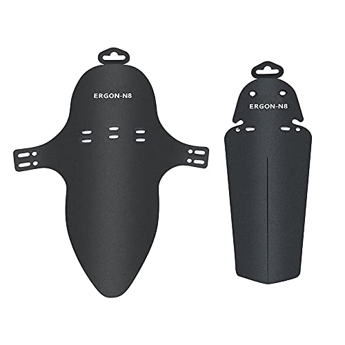 Torcarvh Bike Fender Mountian Bike Fenders 26'' Front Rear Bike Mudguard Removable Bicycle Dirt Guard for Road Cycling Mountain MTB (Black-Fish Shape)