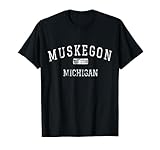 Muskegon Michigan MI Vintage T-Shirt