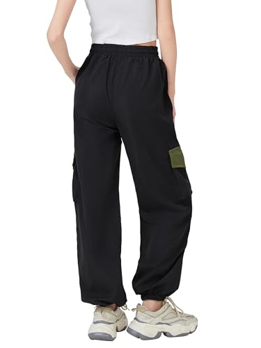 Kisswow Parachute Pants Teen Clothes Tween Girls Sweatpants Trendy Clothes Cargo Pants Women4