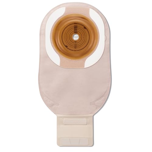 Image of Hollister 89511 CeraPlus Soft Convex 1-Piece 12 inch Drainable Ostomy Pouching System, 5 Pack, Cut-to-Fit up to 2-1 /8 inch | AF300 Filter