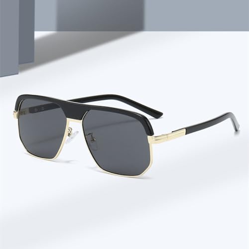 Lunettes de soleil carrées de créateur MUTYNE finition léopard rétro