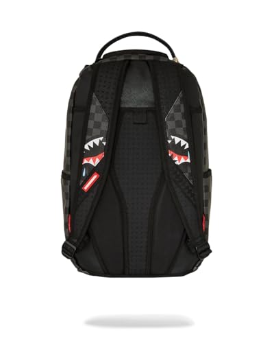 Sprayground Taz Shark Bite Backpack, Grey and Brown, Mens, Limited Edition Cartoon Design3