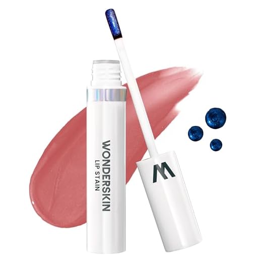 Wonderskin Wonder Blading Mascarilla de Tinte Labial, Tinte Nude de Larga Duración, Tinte a Prueba de Transferencia, Maquillaje Labial Stain & Go (Whimsical Masque)